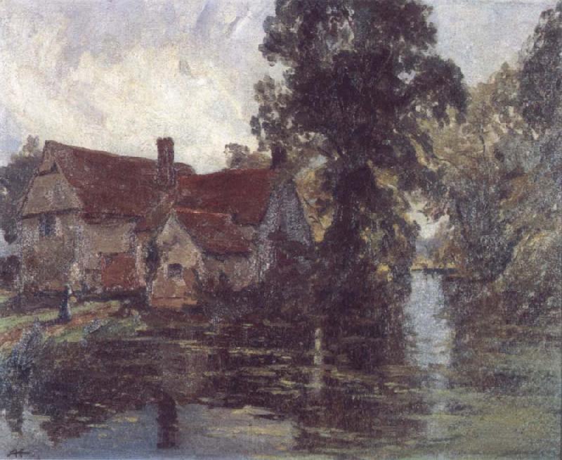Albert Henry Fullwood Willy Lott's cottage France oil painting art
